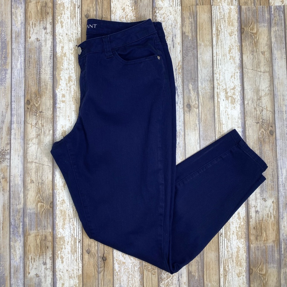 Lane Bryant Navy Mid Rise Skinny Jeans Women’s 14